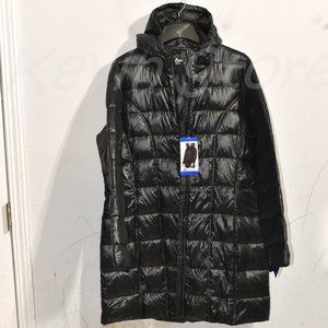 Aventure Ladies' 3/4 Length Puffer Jacket in BLACK